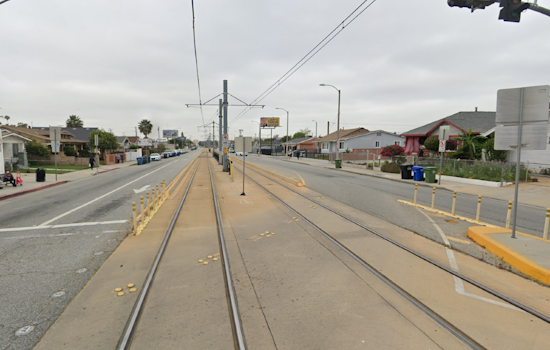 Driver Hospitalized, E Line Service Disrupted After Metro Train and Car Collide in East Los Angeles