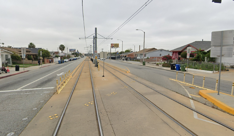 Driver Hospitalized, E Line Service Disrupted After Metro Train and Car Collide in East Los Angeles