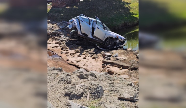 Driver Hospitalized Following Two-Vehicle Crash in Moore, Roadway Congestion Near NW 12th and Grace Point Drive