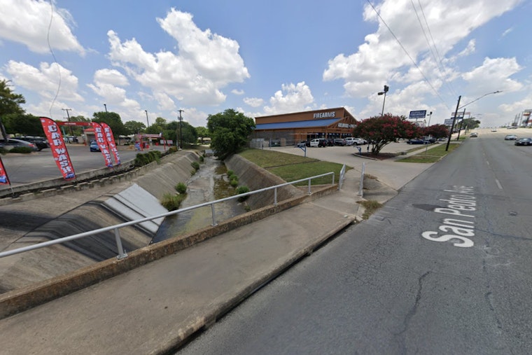 Driver Sustains Minor Injuries as Car Plunges into Ditch Near North Star Mall in San Antonio