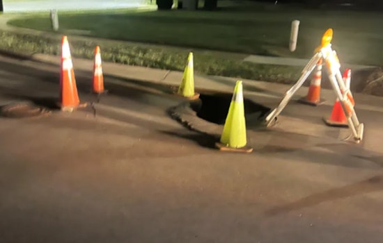 Drivers Warned as Sinkhole Emerges on City Church Street in Gaston County Near School and Residential Area