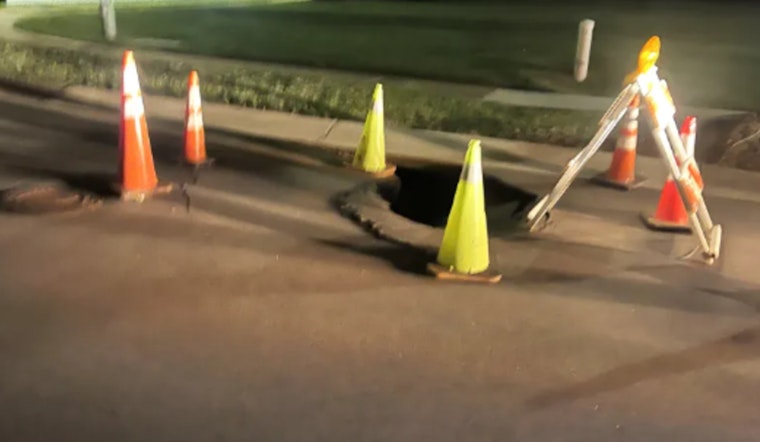 Drivers Warned as Sinkhole Emerges on City Church Street in Gaston County Near School and Residential Area