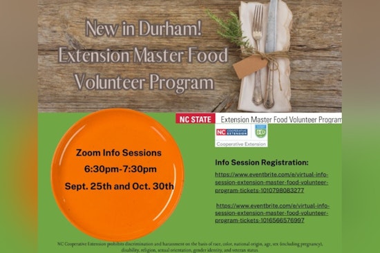 Durham County Pioneers Extension Master Food Volunteer Program to Foster Community Service and Culinary Skills