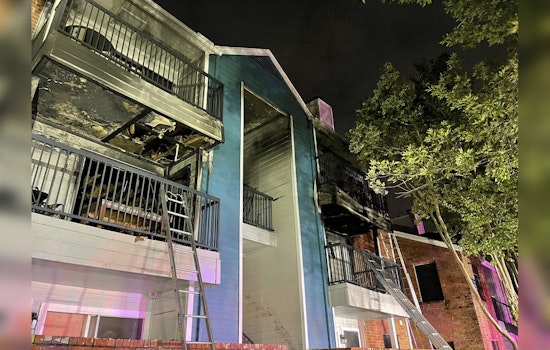 Early Morning Blaze Injures Two, Displaces Residents at North Austin Apartment Complex
