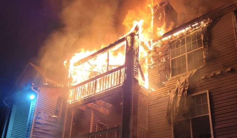 Eight Families Displaced, Firefighter Injured as Fire Ravages Woodlawn Commons Apartments