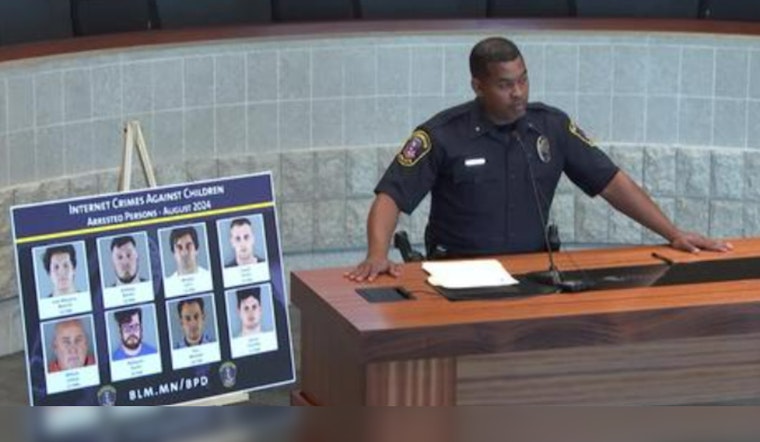 Eight Suspects Arrested in Bloomington Internet Crimes Against Children Sting