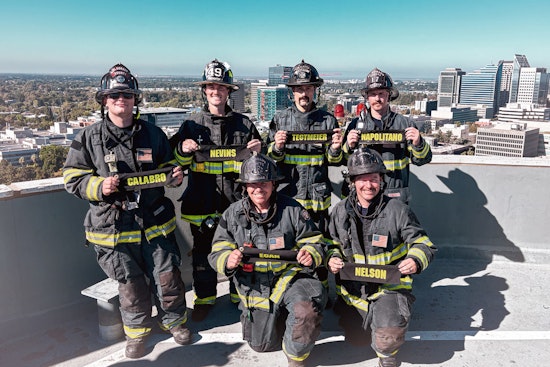 El Dorado County Heroes Climb High in 9/11 Tribute at Sacramento's Esquire Tower