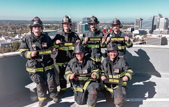 El Dorado County Heroes Climb High in 9/11 Tribute at Sacramento's Esquire Tower