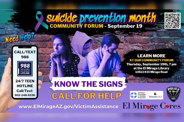 El Mirage Public Library Hosts Suicide Prevention Forum to Spread Awareness and Offer Vital Resources