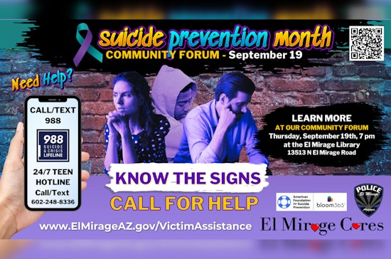 El Mirage Public Library Hosts Suicide Prevention Forum to Spread Awareness and Offer Vital Resources