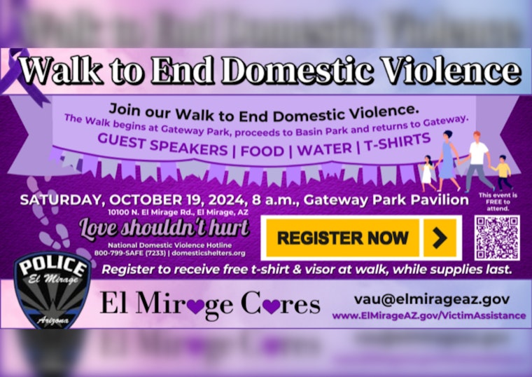 El Mirage Rallies Community with "Walk to End Domestic Violence" Event in October