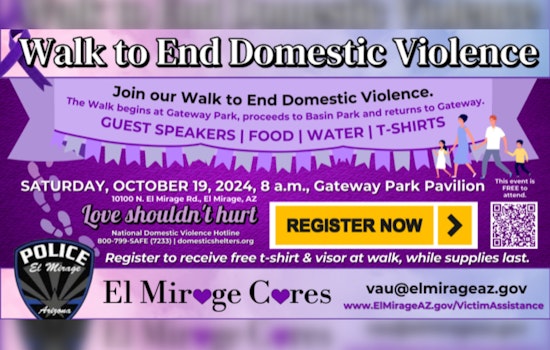 El Mirage Rallies Community with "Walk to End Domestic Violence" Event in October