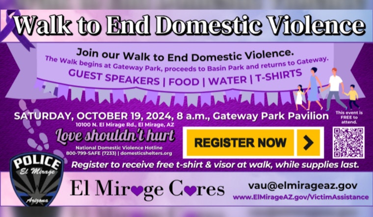 El Mirage Rallies Community with "Walk to End Domestic Violence" Event in October