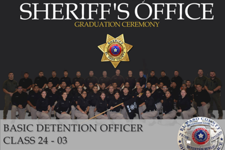 El Paso County Welcomes New Sheriff's Detention Officers at Graduation Ceremony