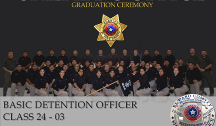 El Paso County Welcomes New Sheriff's Detention Officers at Graduation Ceremony
