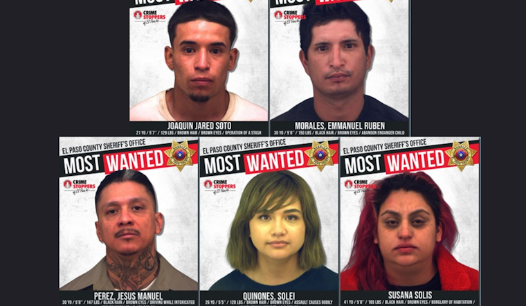 El Paso Law Enforcement and Crime Stoppers Unveil Updated Most-Wanted List, Seek Community's Help to Locate Fugitives