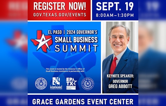 El Paso to Host Governor Abbott's Small Business Summit During Hispanic Heritage Month