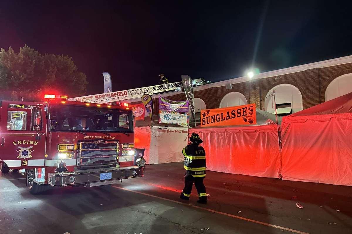 Emergency Services Rapidly Contain Fire at Eastern States Exposition,