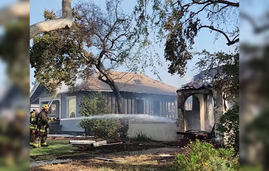 Explosive Fire Decimates Monrovia Home, Resident Missing as Firefighters Battle Blaze