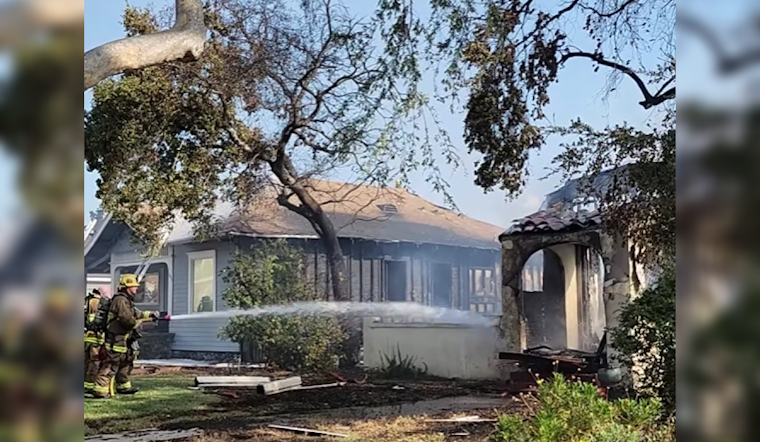 Explosive Fire Decimates Monrovia Home, Resident Missing as Firefighters Battle Blaze