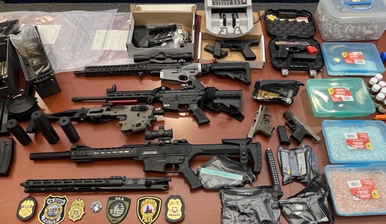 Fall River Man Charged in New Bedford Sweep on Narcotics and Arms Trade, 'Ghost Guns' and Drugs Seized