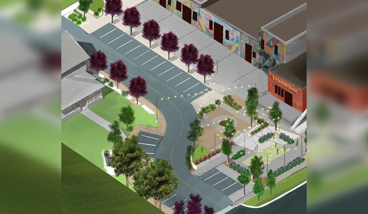 Fayetteville's Main Street Alleyway to Be Transformed into a Community Plaza