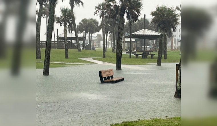 Fernandina Beach Battles Unprecedented Flooding at Main Beach Park Amidst Rainfall Surge