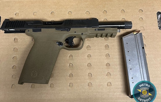 Ferndale Convict Faces Multiple Charges After Stolen Firearm Found During Royal Oak Township Traffic Stop