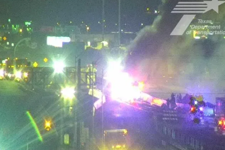 Fiery Semi-Truck Incident Closes I-10 East near Vinton, No Injuries Reported