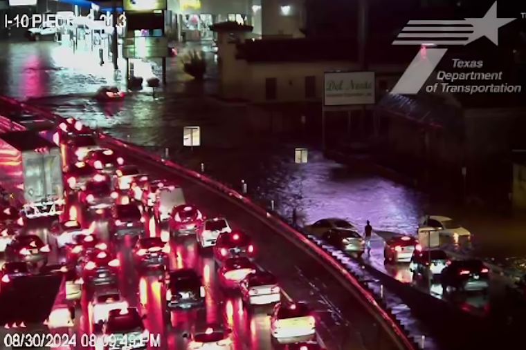 Flash Floods Paralyze Central El Paso Traffic, Motorists Rescued by Fire Department