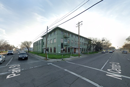 Former Stockton YMCA Engulfed in Flames, Firefighters Protect Adjacent Library