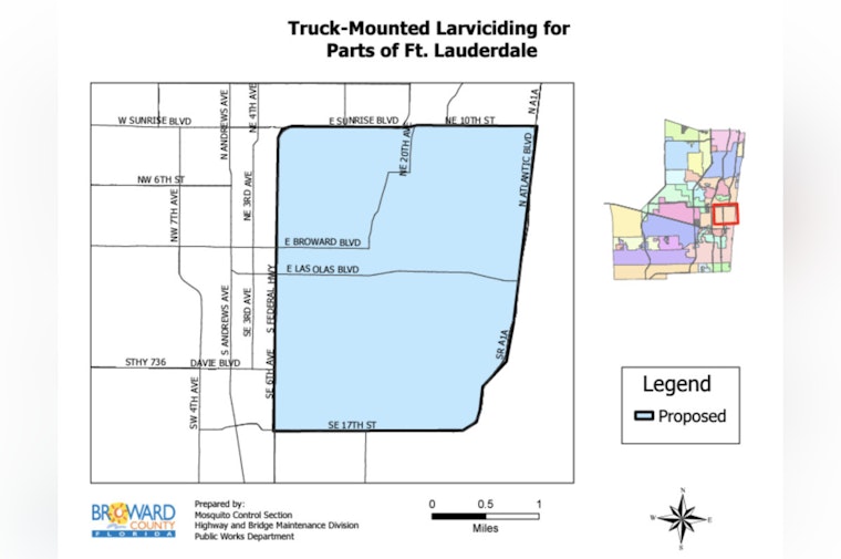 Fort Lauderdale Ramps Up Mosquito Control Efforts with Overnight Fogging Campaign Starting September 30