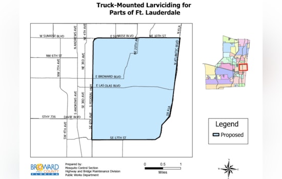Fort Lauderdale Ramps Up Mosquito Control Efforts with Overnight Fogging Campaign Starting September 30