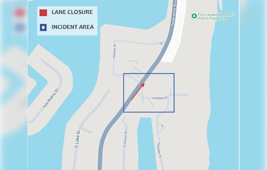 Fort Lauderdale Traffic Alert: Seabreeze Boulevard Squeezed by Water Main Break Repairs