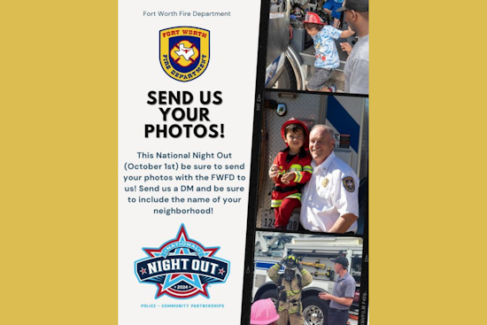 Fort Worth Fire Department Engages Community on #NationalNightOut with 250+ Events