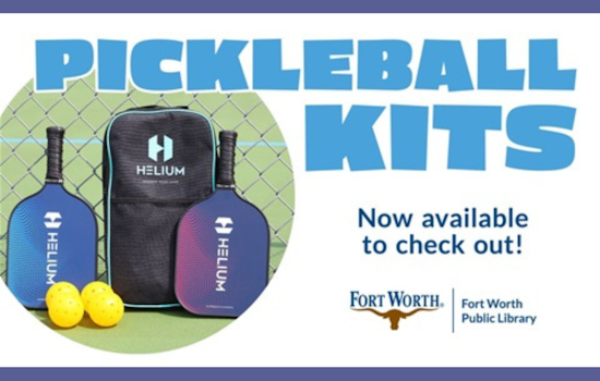 Fort Worth Public Library Serves Up Free Pickleball Kits Amid Sport's Soaring Popularity