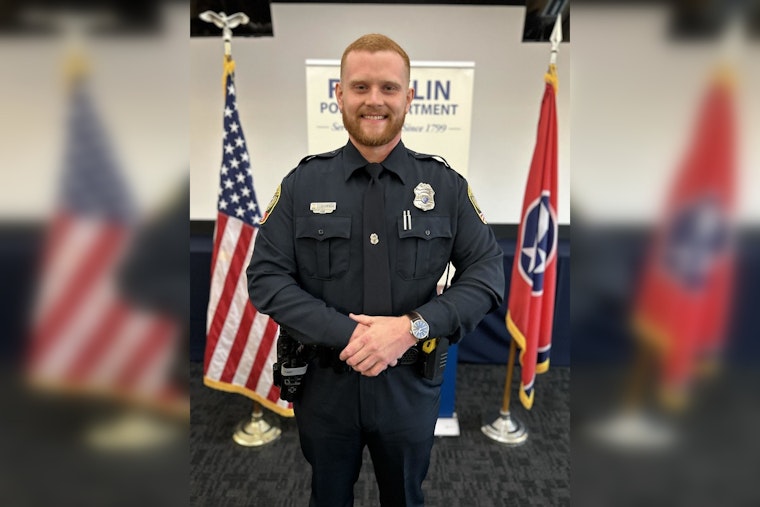 Franklin Police Department Welcomes Former Nashville Officer to Strengthen Local Law Enforcement Ranks