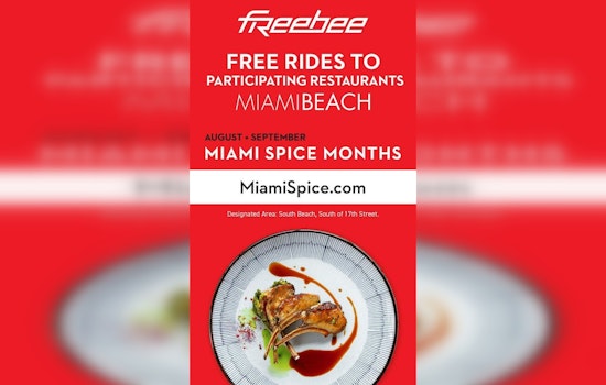 Free Rides to Miami Spice, Freebee and Miami Partner Up for a Culinary Joyride in South Beach