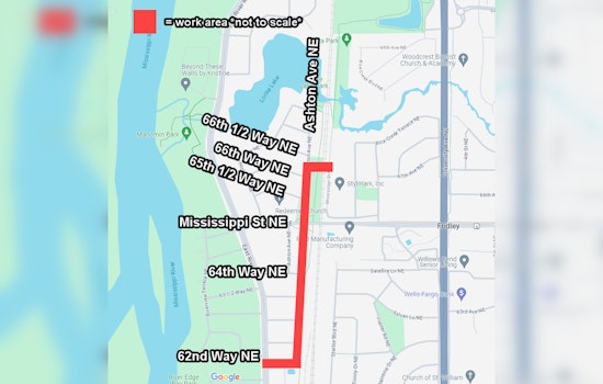 Fridley Drivers Alert, Upcoming Natural Gas Line Replacement to Affect Traffic on Ashton Avenue NE Starting September 30