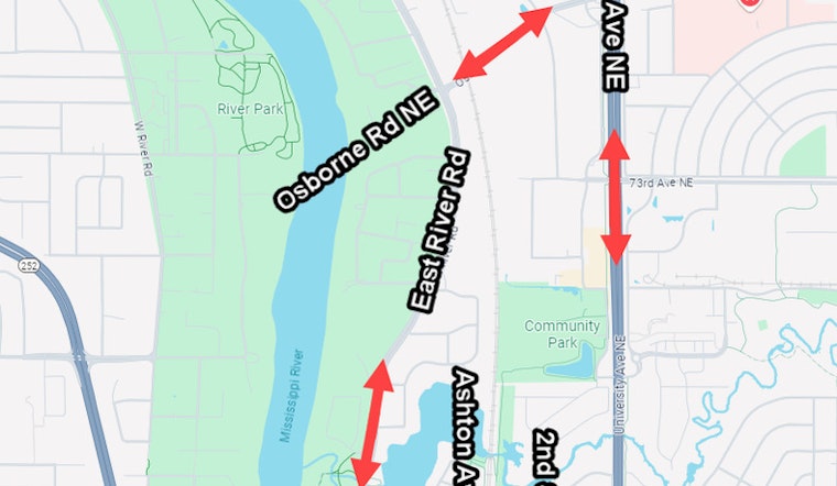 Fridley to Face 4-Week Detour During Gas Main Upgrade on Mississippi Street NE