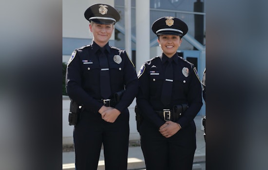 Galt Police Officers Nicholas and Miramontes Honored on National Police Woman's Day for Completing Field Training