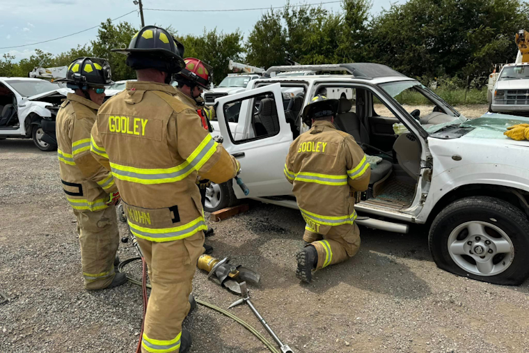 Godley Fire Academy's Inaugural Class Musters Vehicle Extrication Skills with Local Support