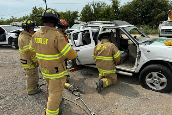 Godley Fire Academy's Inaugural Class Musters Vehicle Extrication Skills with Local Support