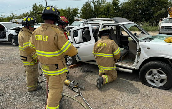 Godley Fire Academy's Inaugural Class Musters Vehicle Extrication Skills with Local Support