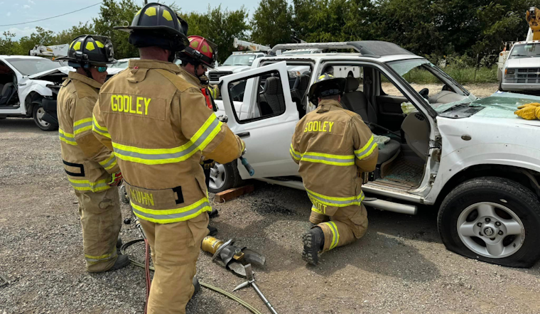 Godley Fire Academy's Inaugural Class Musters Vehicle Extrication Skills with Local Support