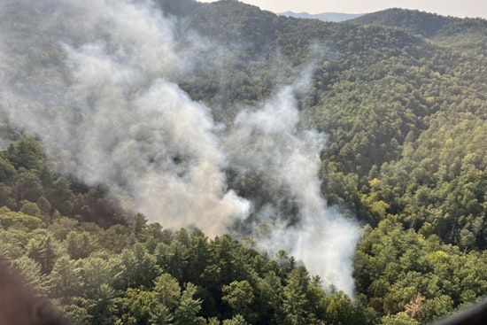Great Smoky Mountains Firefighters Faced with Steep Challenges as 46-Acre Flint Gap Fire Eludes Containment