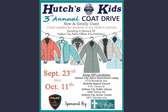 Haltom City Honors Late Officer with 'Hutch's Kids' Coat Drive for Schoolchildren