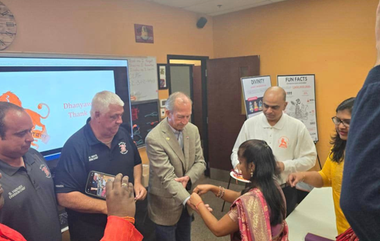 Haslet Mayor and Fire Department Embrace Cultural Unity with Raksha Bandhan Celebration