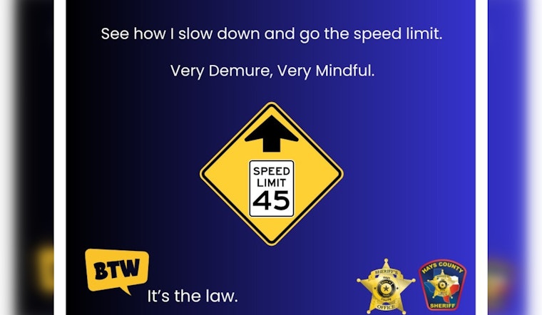 Hays County Sheriff Intensifies Patrols Along U.S. Hwy 290 to Combat Speeding Menace