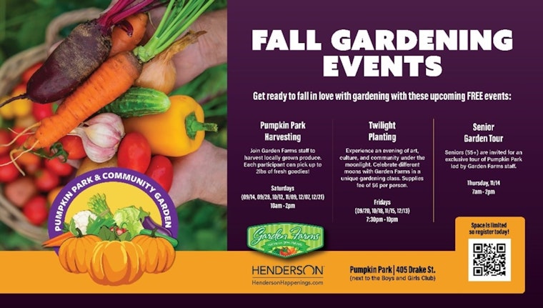 Henderson's Pumpkin Park Invites Locals to Cultivate Community Bonds and Greenspaces This Fall